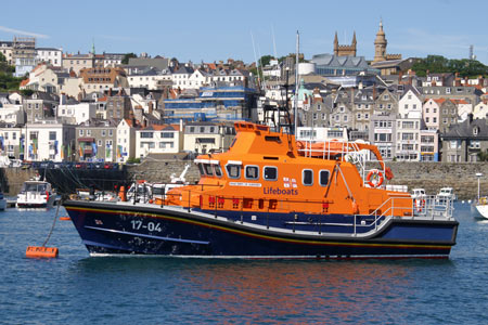 RNLB Spirit of Guernsey (17-04) at St Peter Port, Guernsey www.simplonpc.co.uk