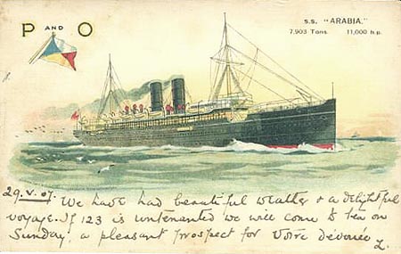 P&O ARABIA 1898