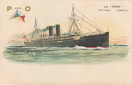 P&O INDIA (2) 1896-1915