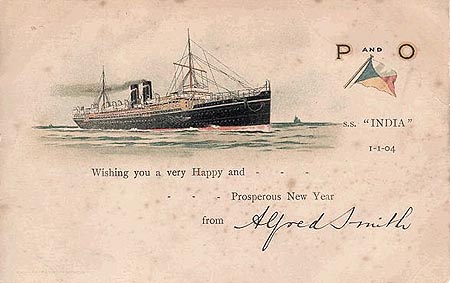 P&O INDIA (2) 1896-1915