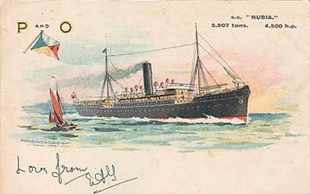 P&O NUBIA (1895-1915)