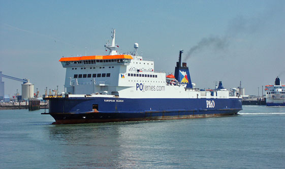 EUROPEAN SEAWAY - P&O Ferries - Photo: 2003 Ian Boyle - www.simplonpc.co.uk