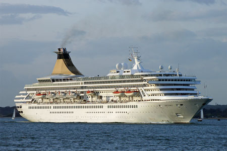 ARTEMIS of P&O Cruises - Photo:  Ian Boyle, 12th April 2011 - www.simplonpc.co.uk