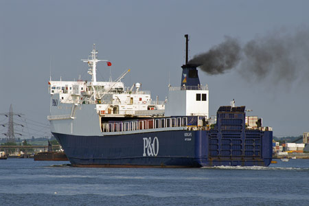 Norcape leaving Tilbury - Photo: © 2008 Ian Boyle - www.simplonpc.co.uk