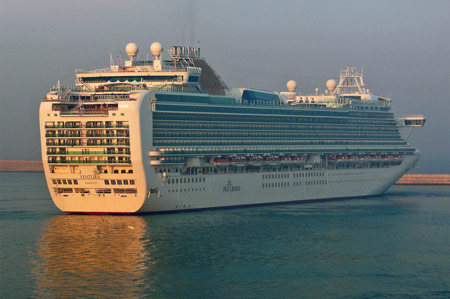 Ventura leaving Livorno - Photo: © Ian Boyle, 23rd August 2009