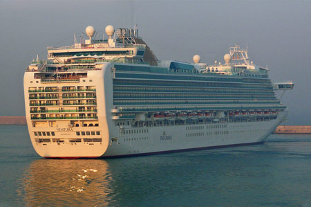 Ventura leaving Livorno - Photo: © Ian Boyle, 23rd August 2009