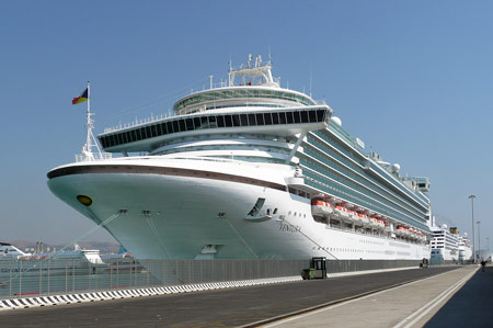 Ventura at Civitavecchia - Photo: © Ian Boyle, 24th August 2009