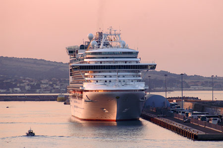 Ventura at Civitavecchia - Photo: © Ian Boyle, 24th August 2009