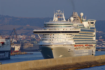 Ventura at Civitavecchia - Photo: © Ian Boyle, 24th August 2009