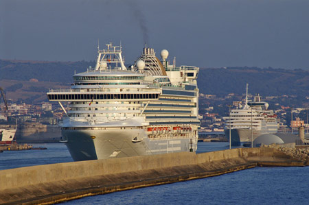 Ventura at Civitavecchia - Photo: © Ian Boyle, 24th August 2009