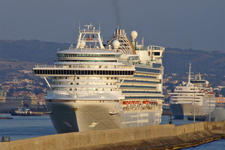 Ventura at Civitavecchia - Photo: © Ian Boyle, 24th August 2009