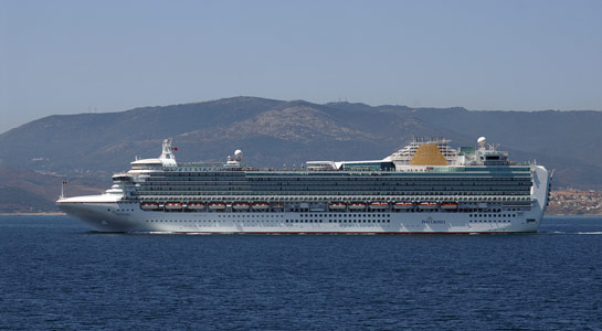 Ventura leaving Gibraltar - Photo: © Ian Boyle, 27th August 2009