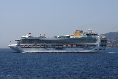 Ventura leaving Gibraltar - Photo: © Ian Boyle, 27th August 2009