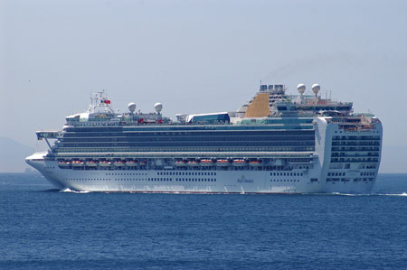 Ventura leaving Gibraltar - Photo: © Ian Boyle, 27th August 2009