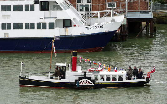 MONARCH at Cowes - Photo:  Ian Boyle,6th March 2010 - www.simplonpc.co.uk