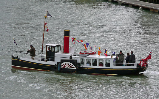 MONARCH at Cowes - Photo:  Ian Boyle,6th March 2010 - www.simplonpc.co.uk