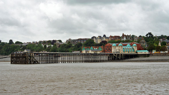 Penarth Pier from PS WAVERLEY