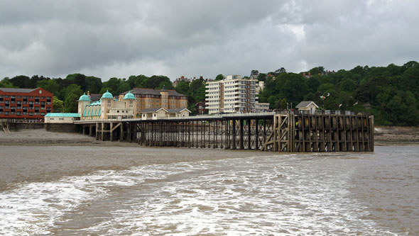 Penarth Pier from PS WAVERLEY