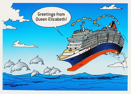 QUEEN ELIZABETH - Cunard Line - www.simplonpc.co.uk