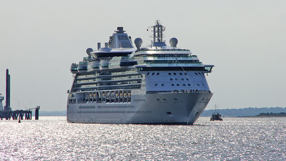 JEWEL OF THE SEAS - Photo:  Ian Boyle, Harwich, 20th June 2012 - www.simplonpc.co.uk - Simplon Postcards