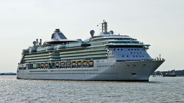 JEWEL OF THE SEAS - Photo:  Ian Boyle, Harwich, 20th June 2012 - www.simplonpc.co.uk - Simplon Postcards