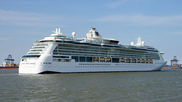 JEWEL OF THE SEAS - Photo:  Ian Boyle, Harwich, 20th June 2012 - www.simplonpc.co.uk - Simplon Postcards