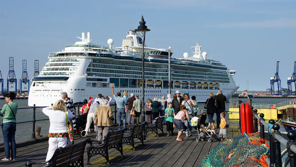 JEWEL OF THE SEAS - Photo:  Ian Boyle, Harwich, 20th June 2012 - www.simplonpc.co.uk - Simplon Postcards