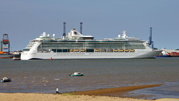 JEWEL OF THE SEAS - Photo:  Ian Boyle, Harwich, 20th June 2012 - www.simplonpc.co.uk - Simplon Postcards