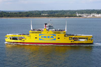 RED OSPREY in IKEA colours - Queen Victoria Cruise - Photo:  Ian Boyle, 17th August 2009