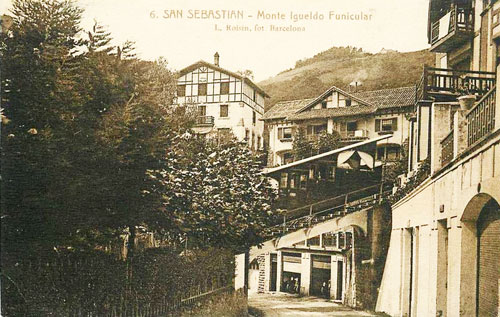 San Sebastian / Donostia - Monte Ulia cableway - www.simplompc.co.uk - Simplon Postcards