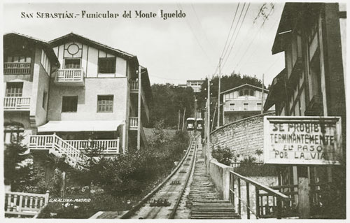 San Sebastian / Donostia - Monte Ulia cableway - www.simplompc.co.uk - Simplon Postcards