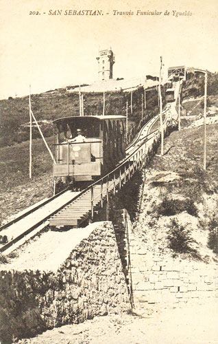 San Sebastian / Donostia - Monte Ulia cableway - www.simplompc.co.uk - Simplon Postcards