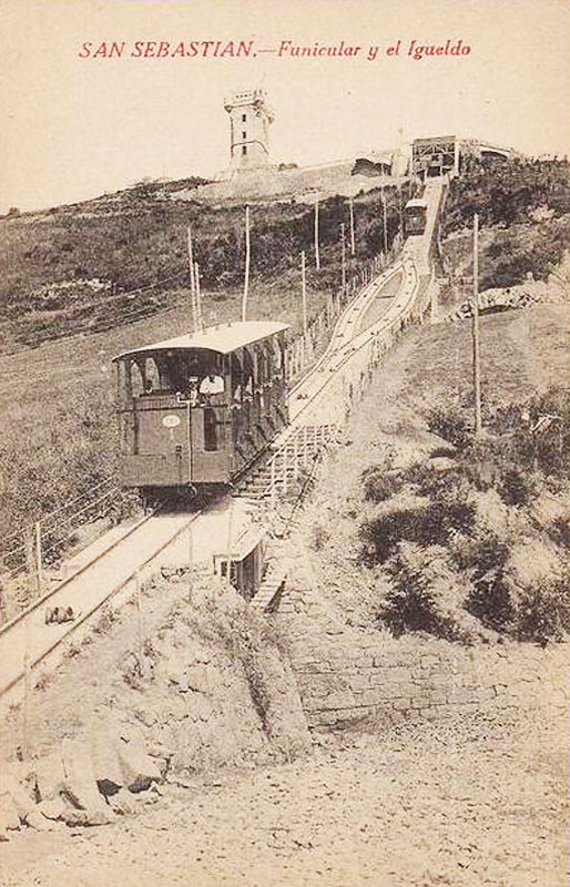 San Sebastian / Donostia - Monte Ulia cableway - www.simplompc.co.uk - Simplon Postcards