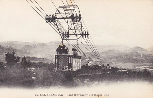 San Sebastian / Donostia - Monte Ulia cableway - www.simplompc.co.uk - Simplon Postcards