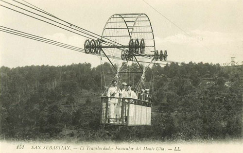 San Sebastian / Donostia - Monte Ulia cableway - www.simplompc.co.uk - Simplon Postcards