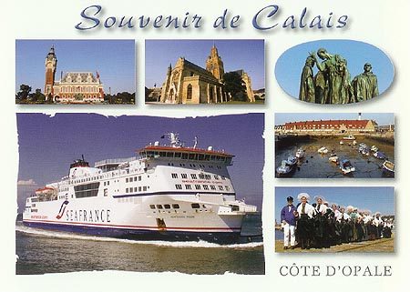 SeaFrance Rodin Page 1: Ferry Postcards