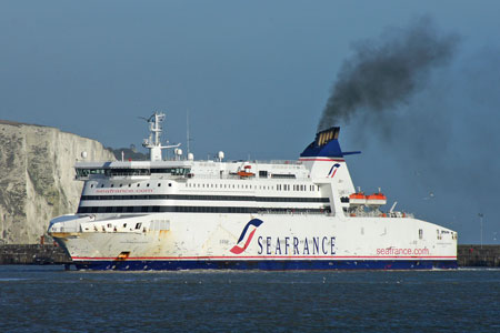 SEAFRANCE MOLIERE - Photo:  Ian Boyle, 3rd February 2011 - SIMPLON POSTCARDS - www.simplonpc.co.uk