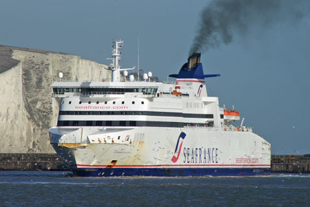 SEAFRANCE MOLIERE - Photo:  Ian Boyle, 3rd February 2011 - SIMPLON POSTCARDS - www.simplonpc.co.uk