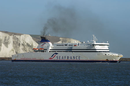 SEAFRANCE MOLIERE - Photo:  Ian Boyle, 3rd February 2011 - SIMPLON POSTCARDS - www.simplonpc.co.uk