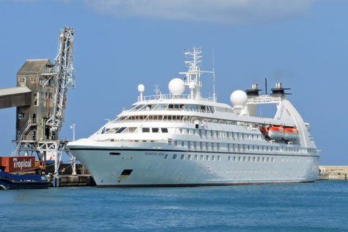 Azura Cruise - SEABOURN SOJOURN at Barbados - Photo: © Ian Boyle, 23rd March 2014 - www.simplonpc.co.uk