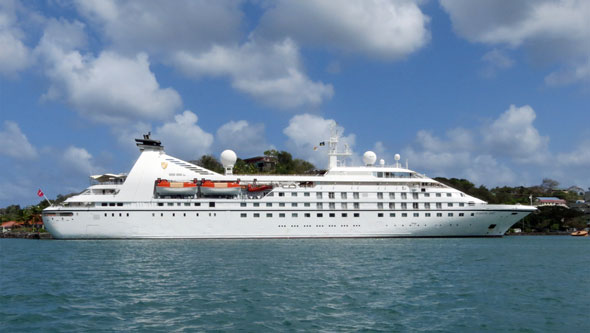 Azura Cruise - SEABOURN SPIRIT at Castries, St Lucia - Photo: © Ian Boyle, 23rd March 2014 - www.simplonpc.co.uk