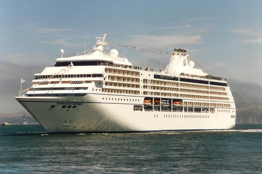 Vintage 2000s Radison MS SEVEN SEAS MARINER Cruise Ship Oversized Postcard 