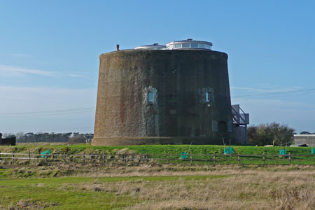 Martello Tower AA - Shingle Street, Suffolk - Photo: © Ian Boyle, 5th December 2009