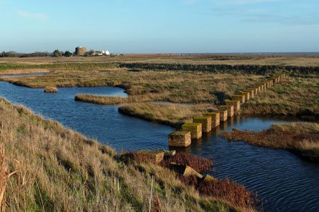 Martello Tower at Shingle Street - Photo: © Ian Boyle, 5th December 2009