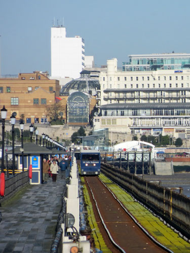 Southend Pier Railway - Photo:  Ian Boyle, 10th November 2013 - www.simplonpc.co.uk - Simplon Postcards