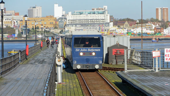 Southend Pier Railway - Photo:  Ian Boyle, 10th November 2013 - www.simplonpc.co.uk - Simplon Postcards