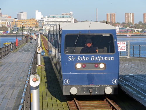 Southend Pier Railway - Photo:  Ian Boyle, 10th November 2013 - www.simplonpc.co.uk - Simplon Postcards