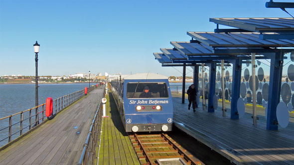 Southend Pier Railway - Photo:  Ian Boyle, 10th November 2013 - www.simplonpc.co.uk - Simplon Postcards