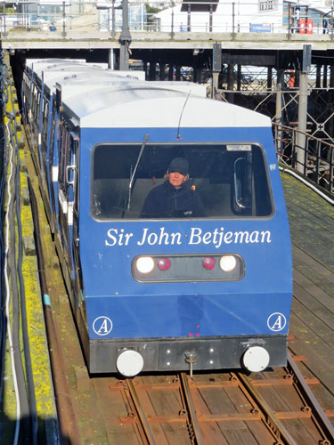 Southend Pier Railway - Photo:  Ian Boyle, 10th November 2013 - www.simplonpc.co.uk - Simplon Postcards