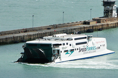 SPEEDONE - SpeedFerries - Simplon Postcards - simplonpc.co.uk - Photo: ©1978 Ian Boyle